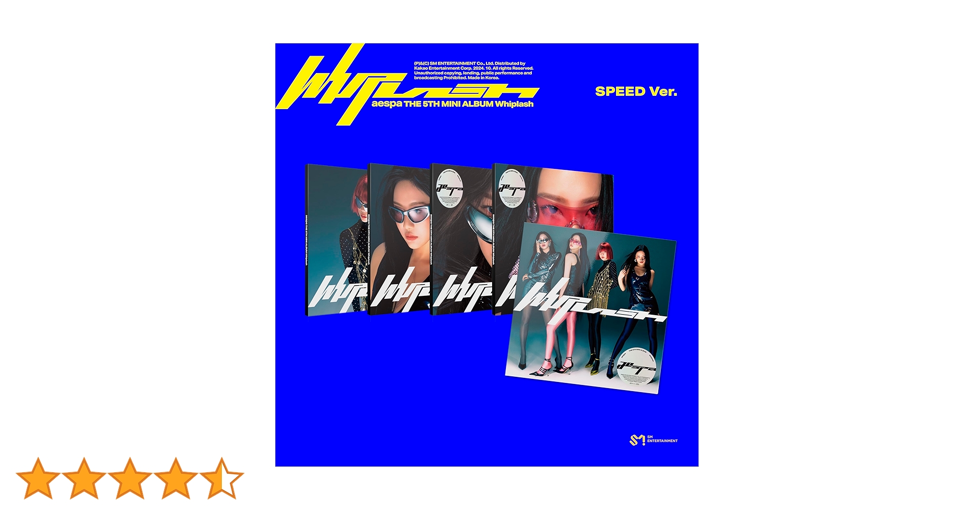 Amazon.co.jp: aespa 5th Mini [Whiplash (SPEED Ver.)]（韓国盤